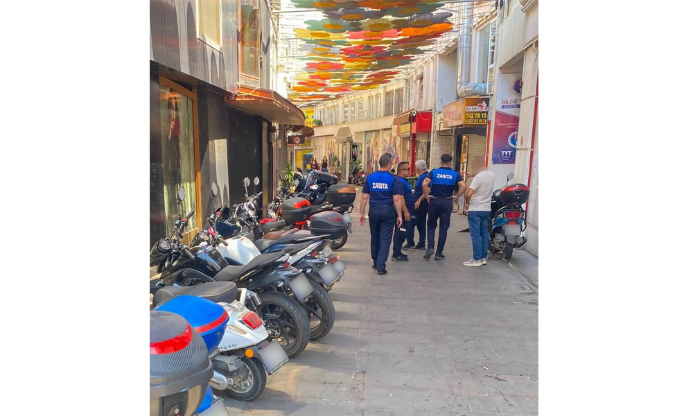 ÇİÇEK SOKAK’TA YAYA GÜVENLİĞİNE YÖNELİK DENETİM GERÇEKLEŞTİRİLDİ