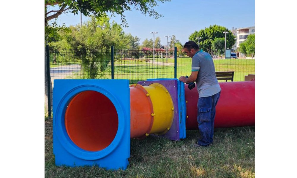 MANAVGAT BELEDİYESİ’NDEN KÖPEK EĞİTİM PARKI’NA YENİ PARKURLAR