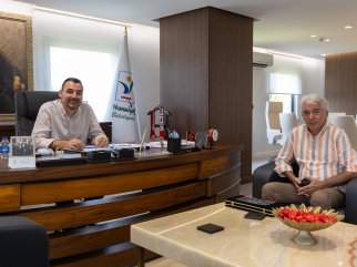 KORKUTELİ BELEDİYESİ’NDEN, BAŞKAN VEKİLİ ÇİÇEK’E ZİYARET