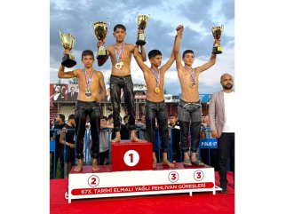 MANAVGAT BELEDİYESİ GÜREŞ KULÜBÜ’NDEN ELMALI’DA ŞAMPİYONLUK