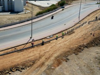 PİYADE ER FİKRET KARAMUSAOĞLU CADDESİ’NDE DÜZENLEME ÇALIŞMALARI BAŞLADI