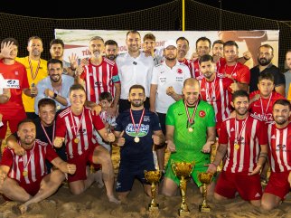 TFF PLAJ FUTBOLU LİGİ MANAVGAT ETABI ŞAMPİYONU ÇİMHAN SARILARSPOR OLDU
