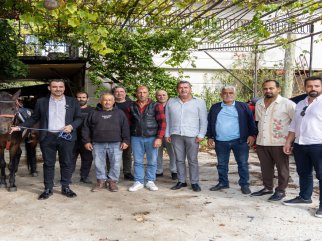 BAŞKAN VEKİLİ ÇİÇEK’TEN RAHVAN AT YARIŞLARI ÖNCESİ ZİYARET