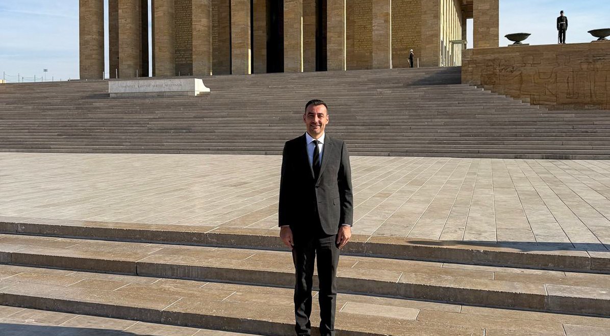 MANAVGAT BELEDİYE BAŞKAN VEKİLİ AV. MEHMET ÇİÇEK, ANITKABİR’İ ZİYARET ETTİ