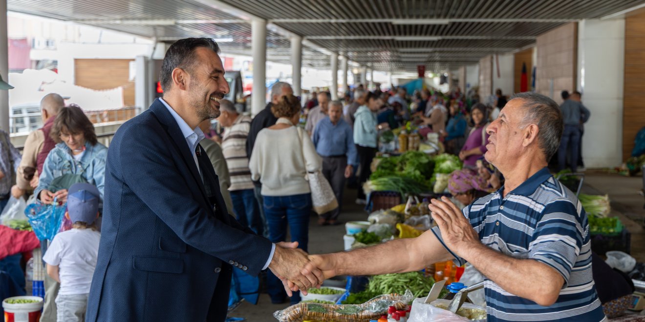 MANAVGAT BELEDİYE BAŞKAN VEKİLİ AV. MEHMET ÇİÇEK, ESNAF VE VATANDAŞLARLA BULUŞTU