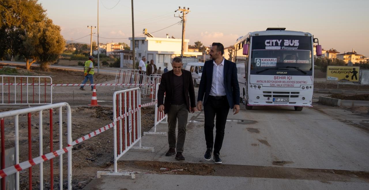 PİYADE ER FİKRET KARAMUSAOĞLU CADDESİ’NDEKİ ÇALIŞMALAR SONA YAKLAŞTI