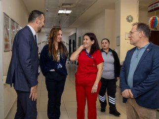 BAŞKAN VEKİLİ ÇİÇEK’TEN SAĞLIK ÇALIŞANLARINA YENİ YIL ZİYARETİ