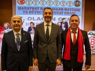 MEHMET ÇİÇEK’TEN MANAVGAT BAKKALLAR ODASI YÖNETİMİNE TEBRİK