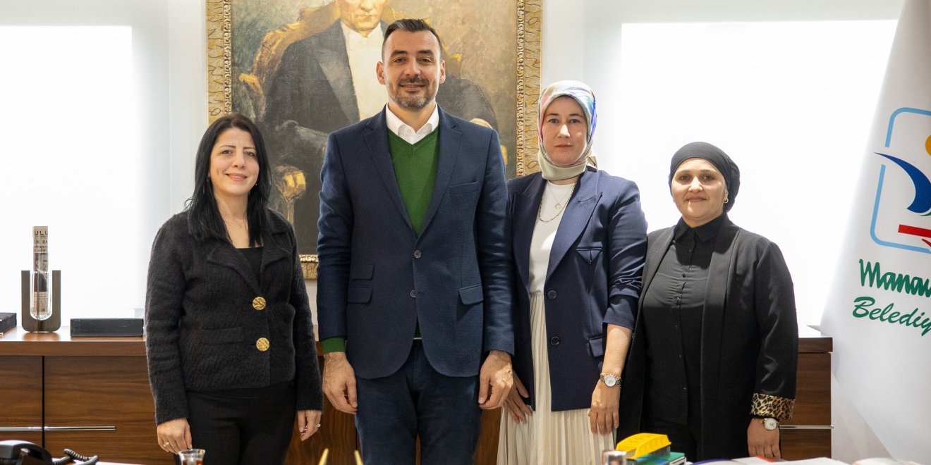 KADIN MUHTARLARDAN MANAVGAT BELEDİYESİNE ZİYARET