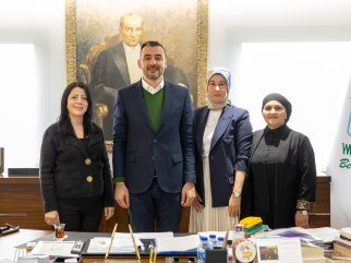 KADIN MUHTARLARDAN MANAVGAT BELEDİYESİNE ZİYARET