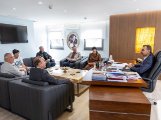 MANAVGAT BELEDİYE BAŞKAN VEKİLİ AV.MEHMET ÇİÇEK, DERYA ZOROOĞLU VE BERABERİNDEKİ HEYETİ AĞIRLADI