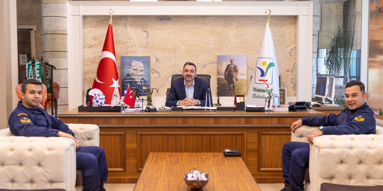 SAHİL GÜVENLİK KOMUTANLIĞI’NDAN MANAVGAT BELEDİYESİ’NE ZİYARET