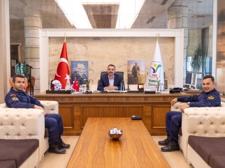 SAHİL GÜVENLİK KOMUTANLIĞI’NDAN MANAVGAT BELEDİYESİ’NE ZİYARET