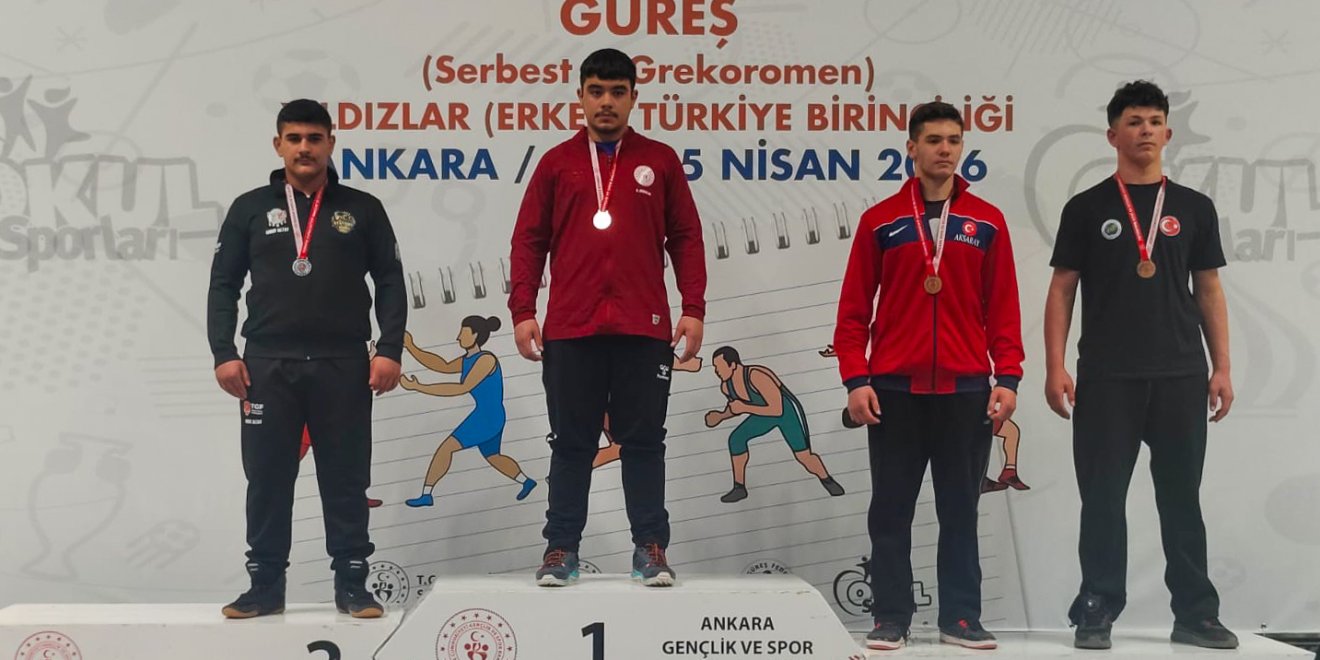 MANAVGATLI GÜREŞÇİ UMUT ALTAY TÜRKİYE İKİNCİSİ OLDU