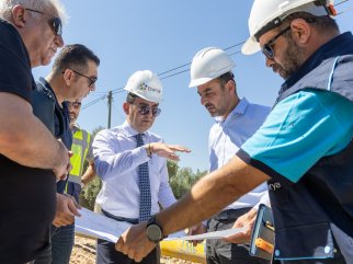 BAŞKAN VEKİLİ ÇİÇEK, DOĞALGAZ ÇALIŞMALARINI YERİNDE İNCELEDİ