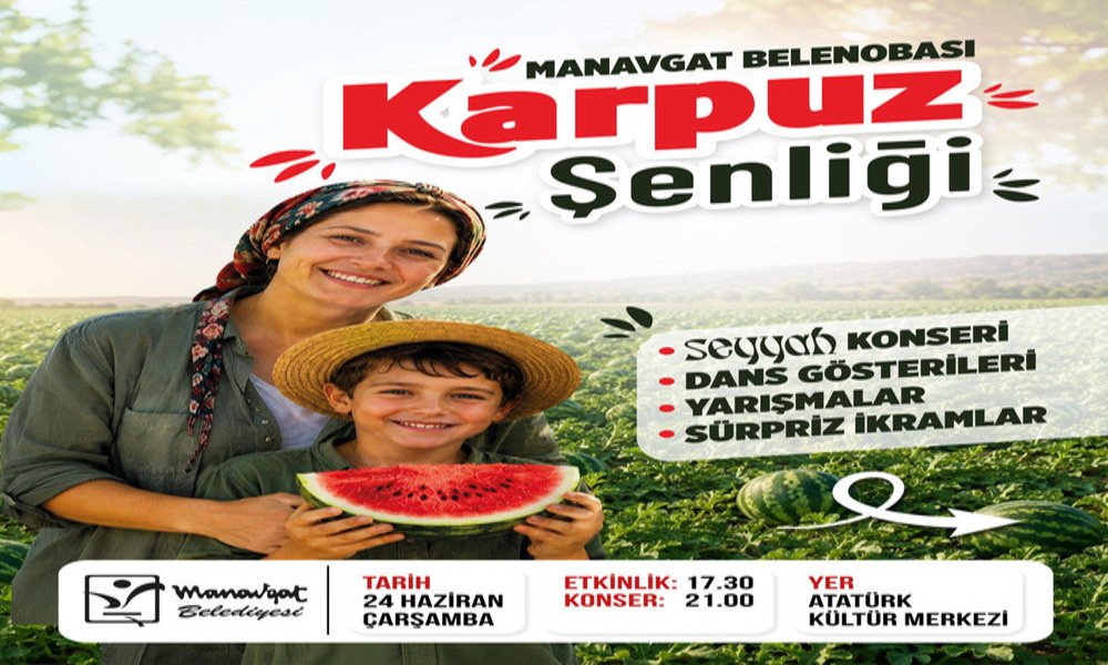 MANAVGAT KARPUZ ŞENLİĞİ’NE HAZIRLANIYOR