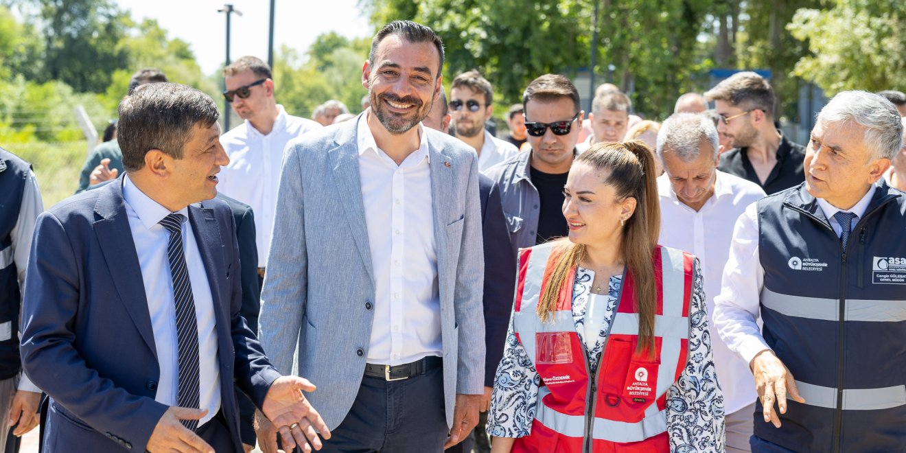 BÜYÜKŞEHİR’İN MANAVGAT’TAKİ ALTYAPI YATIRIMLARI YERİNDE İNCELENDİ
