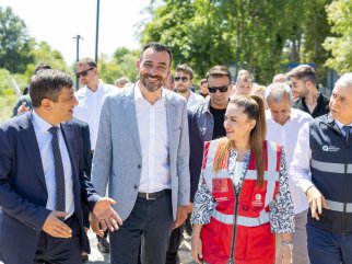 BÜYÜKŞEHİR’İN MANAVGAT’TAKİ ALTYAPI YATIRIMLARI YERİNDE İNCELENDİ
