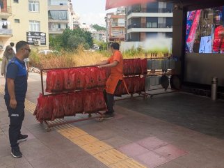 MANAVGAT BELEDİYESİ ZABITA EKİPLERİNDEN İŞGAL DENETİMİ