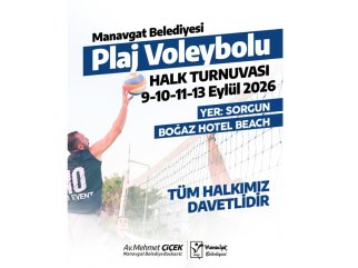 MANAVGAT’TA PLAJ VOLEYBOLU HEYECANI BAŞLIYOR