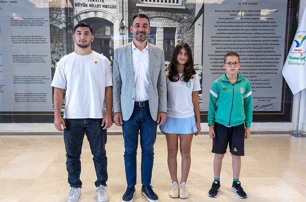 MANAVGAT BELEDİYESİ’NDEN BAŞARILI SPORCULARA DESTEK