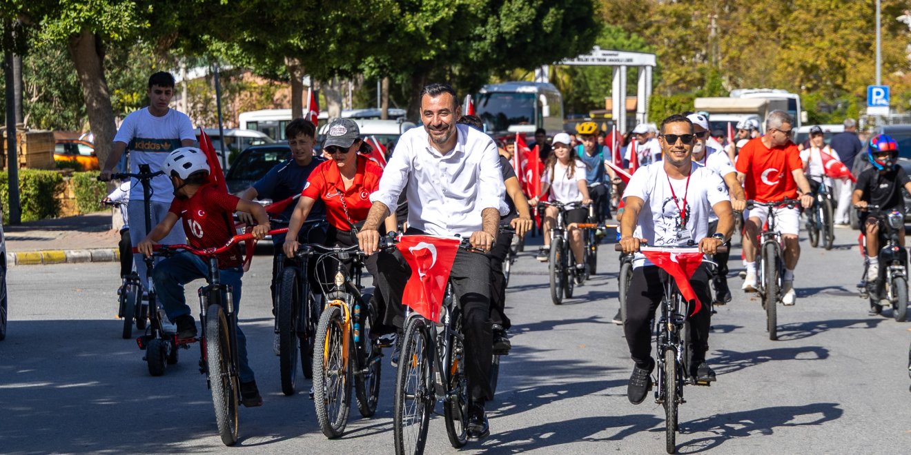 MANAVGAT CUMHURİYET’İN 103. YILI İÇİN PEDAL ÇEVİRDİ