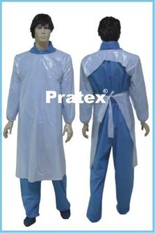 4615 Naylon önlük beyaz