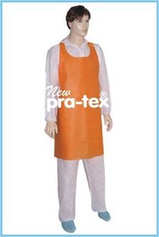 4550 Arkadan Bağlamalı Turuncu Önlük