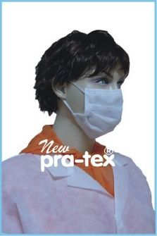 tek kat lastikli maske