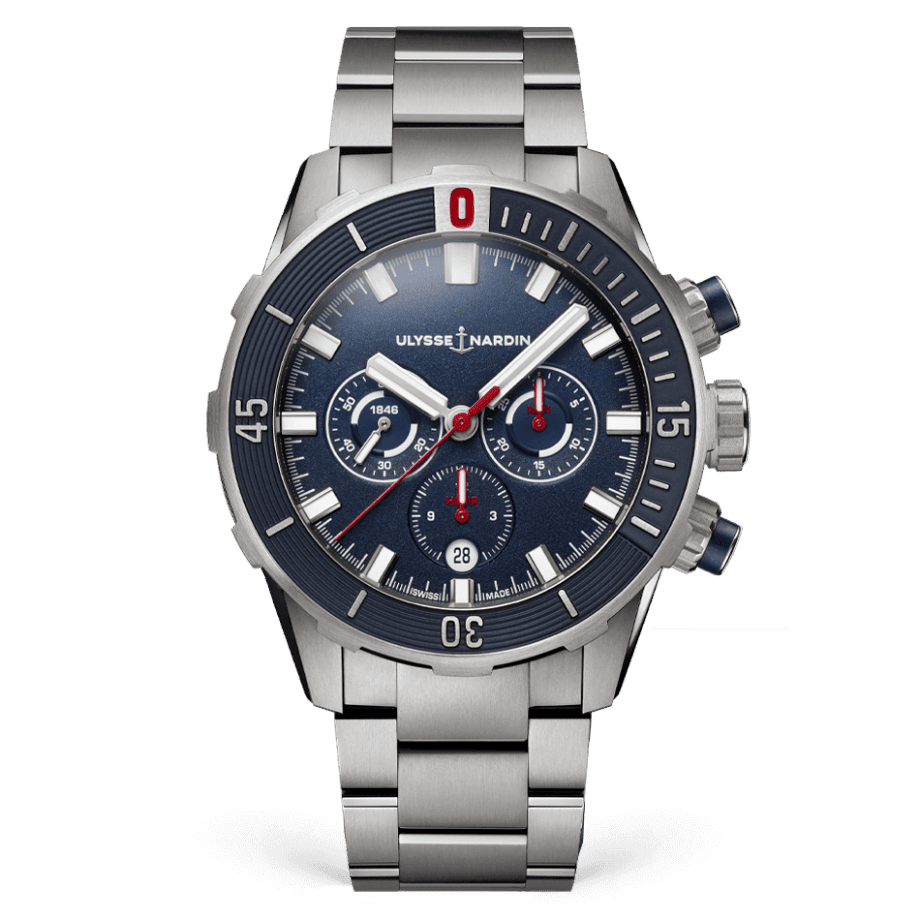 Diver Chronometer 44mm gümüş