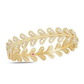 NEW BAROCCO bracelet in 18kt yellow gold with diamonds. small version. Diamonds weight (total): 1 ct