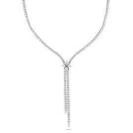 LOVE IN VERONA necklace in 18kt white gold with diamonds. Diamonds weight (total) 9.42 ct