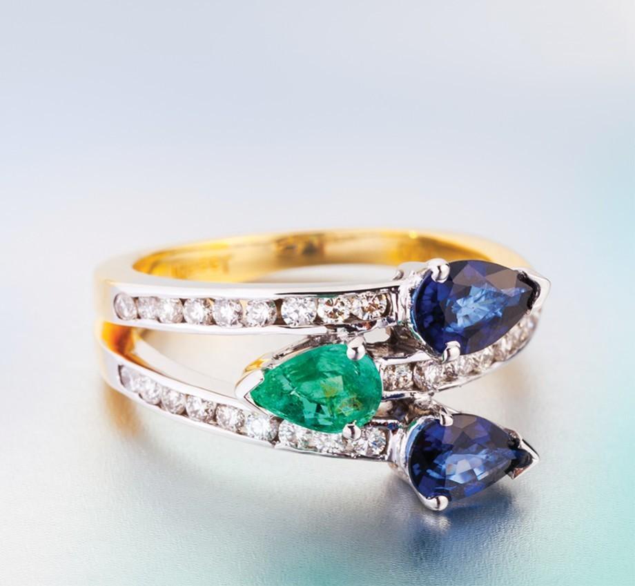 Argos-Mücevher-Yüzük-üç-taşlı