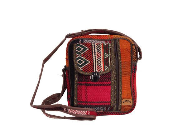 Nitem Kilim Postacı Omuz Askılı Çanta - 130
