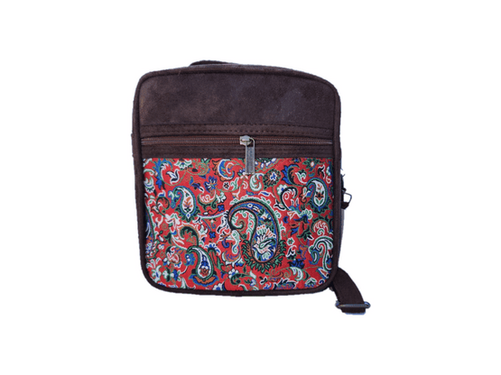 Nitem Süet Terme Kumaş Özel Seri Omuz Çantası - 135