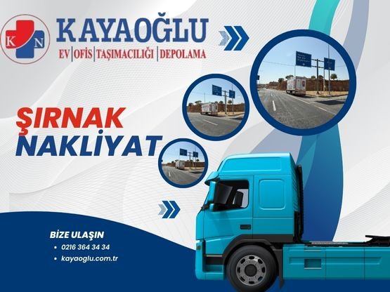 Şırnak İstanbul Şehirlerarası Nakliyat da Tercih Kayaoğlu
