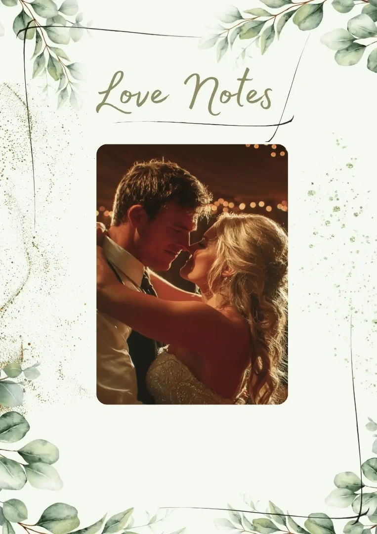 Digitaal gastenboek design Love Notes