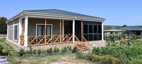 Modern tek katlı prefabrik ev