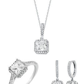 Infinity 925 Gümüş Baget Set INF00000ST701