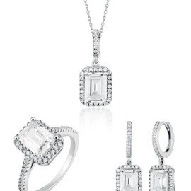 Infinity 925 Gümüş Baget Set INF00000ST727