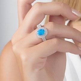 Infinity 925 Opal Gümüş Set 15_3