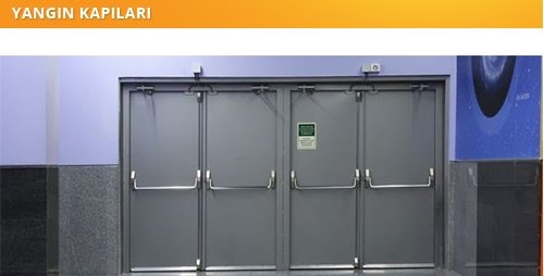 yangın kapıları