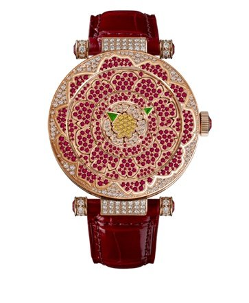 Franck Muller Watch Double Mystery Peony 42 DM D CD PEO RG