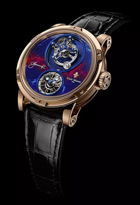 LOUIS MOUINET WATCH SPACEWALKER 18K ROSE GOLD