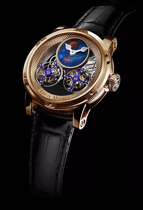 LOUIS MOUINET WATCH SIDERALIS EVO 18K ROSE GOLD