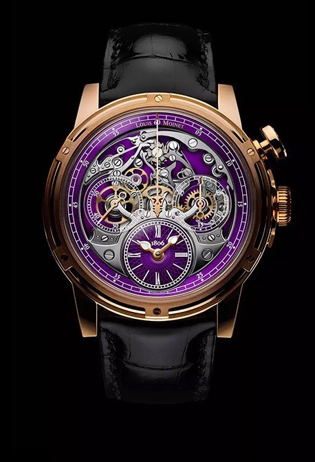 LOUIS MOUINET WATCH MEMORIS 18K ROSE GOLD