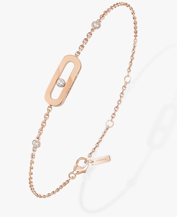 Messika-Paris- PINK GOLD DIAMOND BRACELET