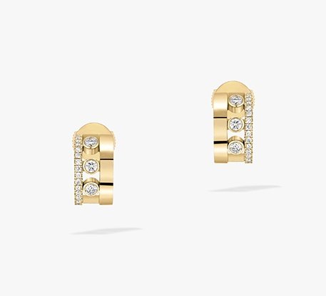 Messika-Paris YELLOW GOLD DIAMOND EARRINGS