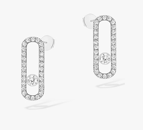Messika-Paris WHITE GOLD DIAMOND EARRINGS