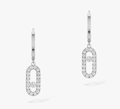 Messika-Paris WHITE GOLD DIAMOND EARRINGS